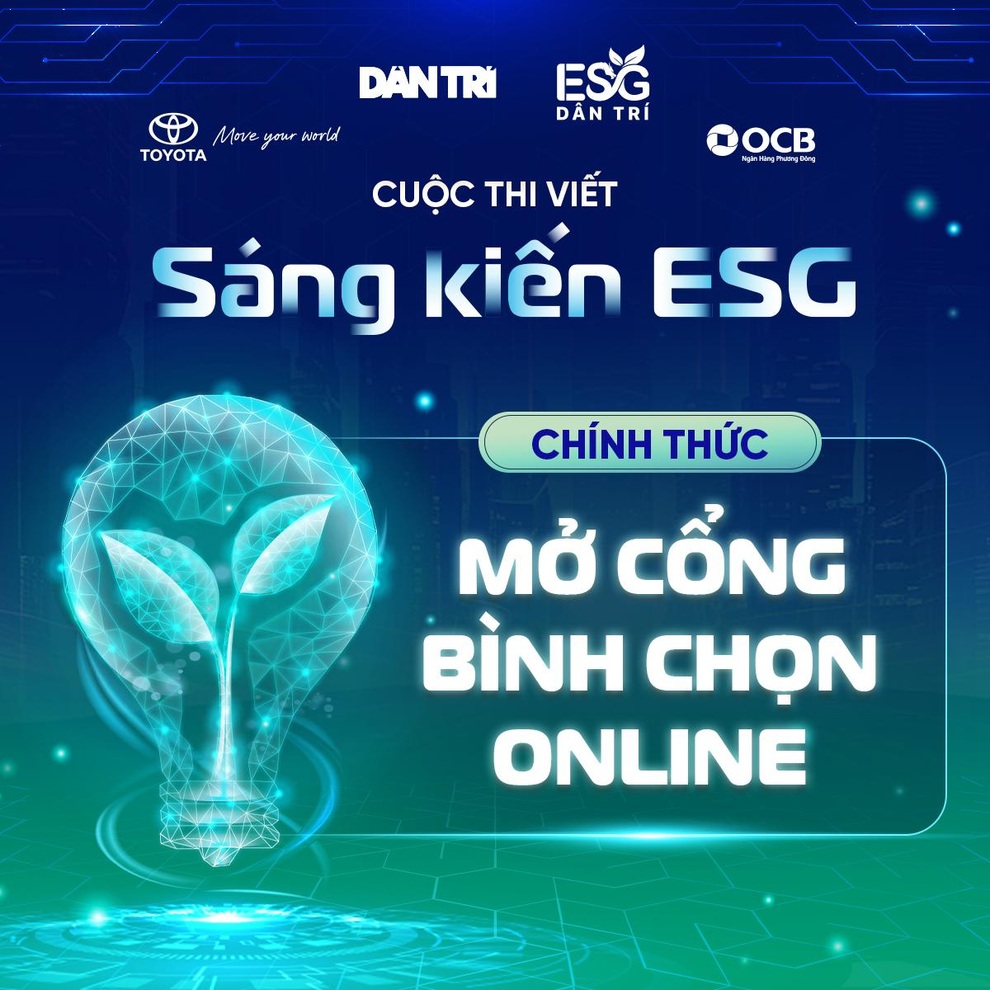 Mở cổng bình chọn cuộc thi viết Sáng kiến ESG vào ngày 24/10 - 1