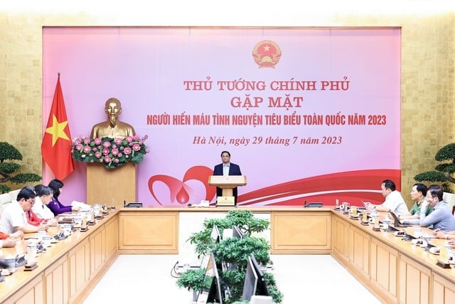 Thủ tướng Phạm Minh Chính: Hiến máu không chỉ là một thuật ngữ y tế, mà còn là một nghĩa cử cao đẹp