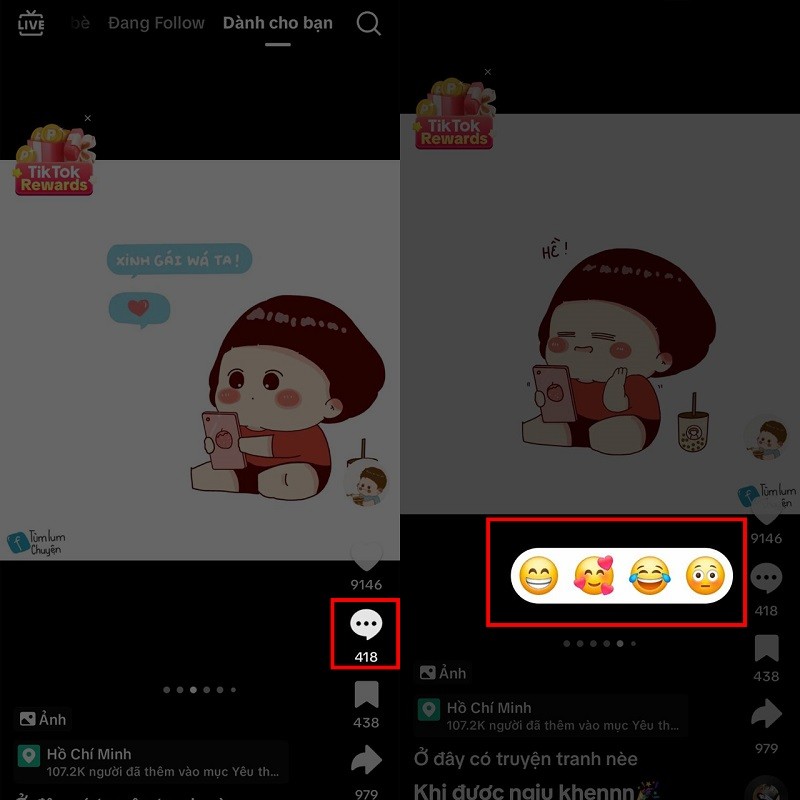 Cách thả biểu cảm video TikTok cực thú vị mà bạn nên thử