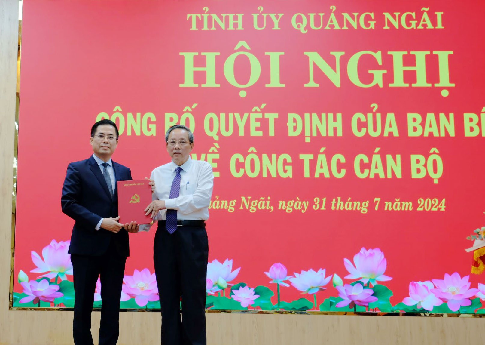 Deputy Minister of Science and Technology appointed Deputy Secretary of Quang Ngai Provincial Party Committee -0