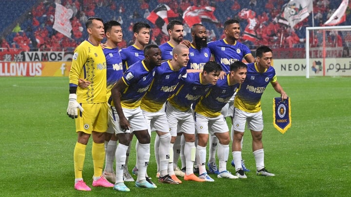 Hanoi FC did not play well in the first half. (Photo: Getty Images)