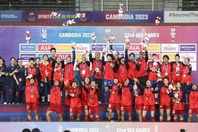 Vietnam Women's Team Wins Gold Medal, Sets New Record at SEA Games