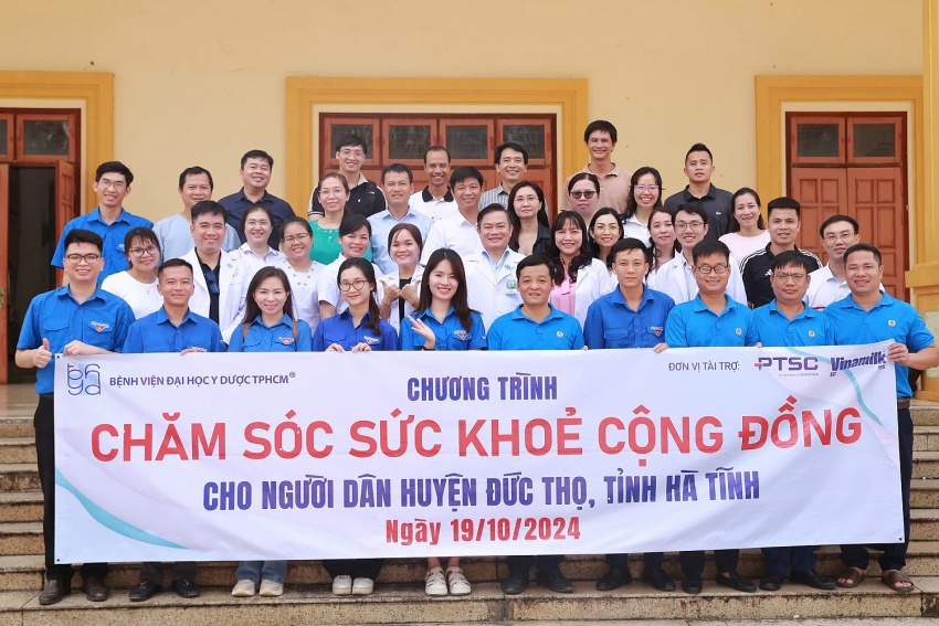 Đoàn Thanh niên PTSC đồng hành tổ chức Chương trình "Chăm sóc sức khỏe cộng đồng" tại Hà Tĩnh