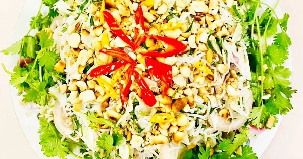 Bustling with jackfruit salad