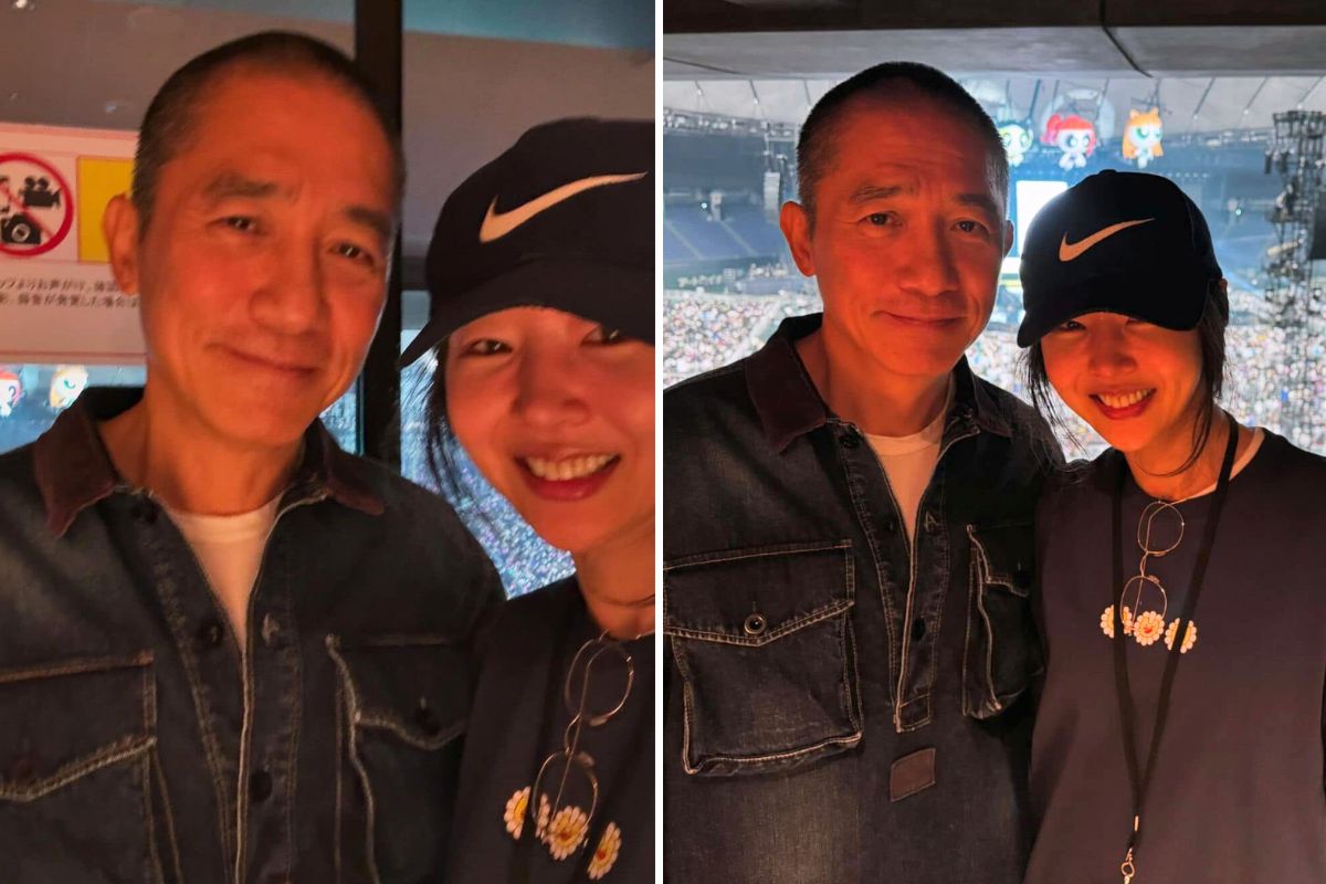 Tony Leung Chiu Wai arrives at NewJeans fan meeting. Photo: Instagram