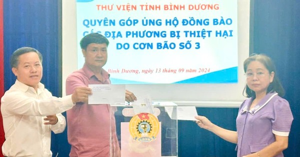 Binh Duong publicly discloses 117 pages of statements to support Northern compatriots affected by storms and floods