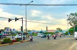 Phu Dong intersection (Pleiku city). Photo: Ha Duy