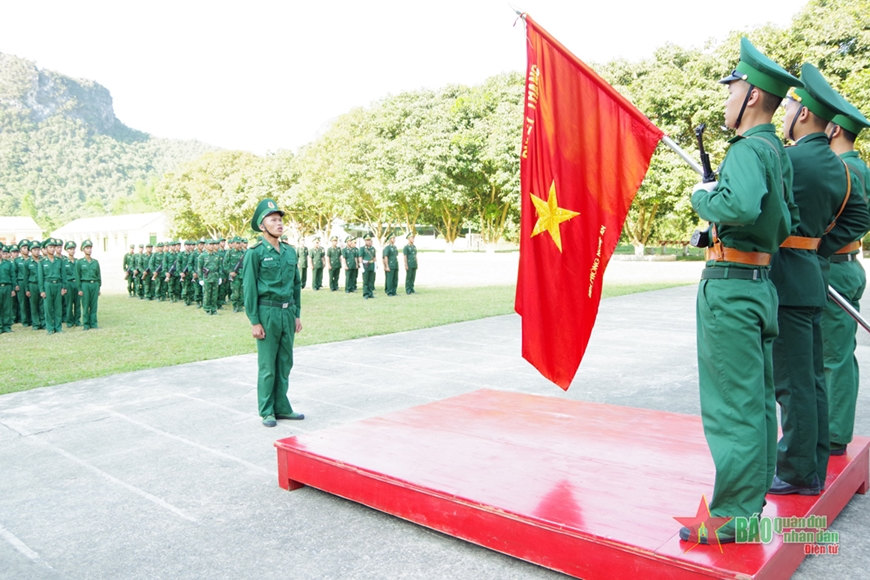 Lễ tuyên thệ chiến sĩ mới trang nghiêm, ý nghĩa