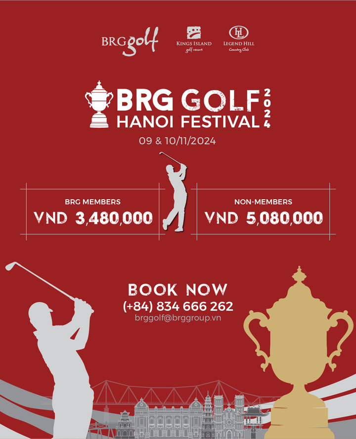 តម្លៃទាក់ទាញនៃព្រឹត្តិការណ៍ BRG Golf Hanoi Festival 2024។