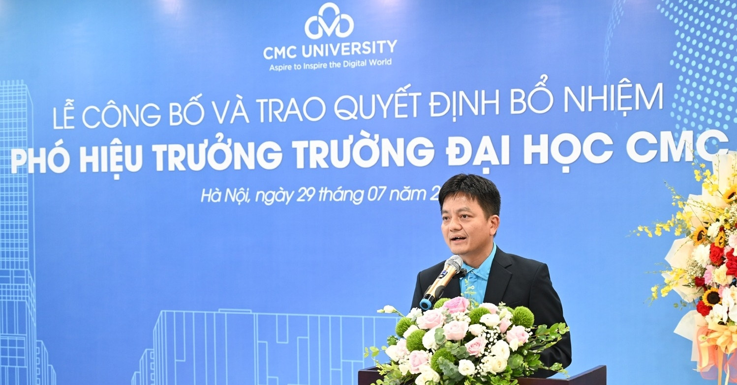 Chuyên gia về AI trở thành phó hiệu trưởng trường Đại học CMC