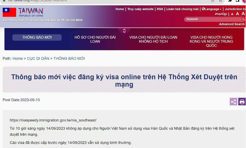 Đài Loan bất ngờ từ chối khách Việt có visa tân tiến của Nhật Bản, Hàn Quốc - Ảnh 1.