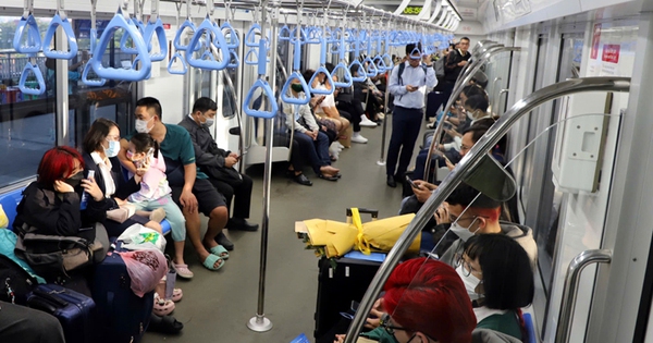 Nach 4 Tagen beförderte die Metrolinie 1 in Ho-Chi-Minh-Stadt fast eine halbe Million Passagiere.