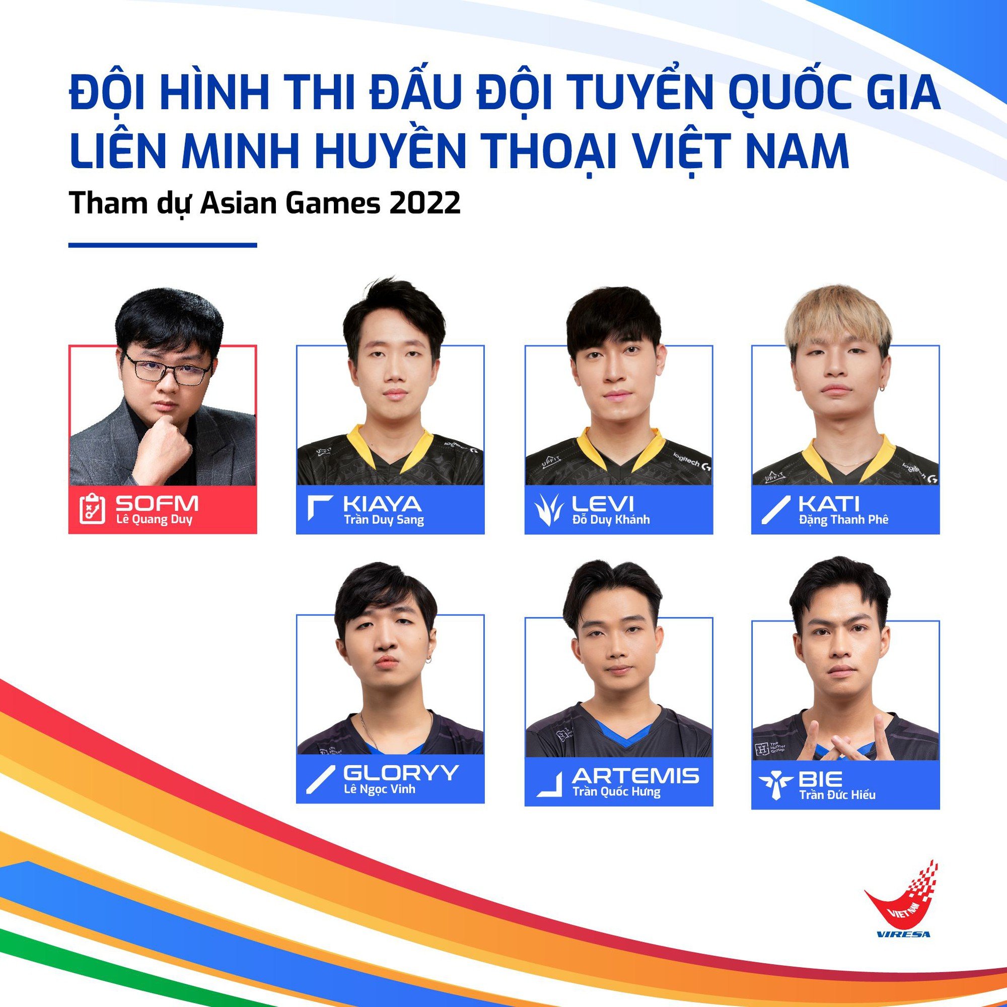 Slayder, Dia1, Palette biến mất khỏi ĐTVN tại ASIAD 2022 - Ảnh 1.