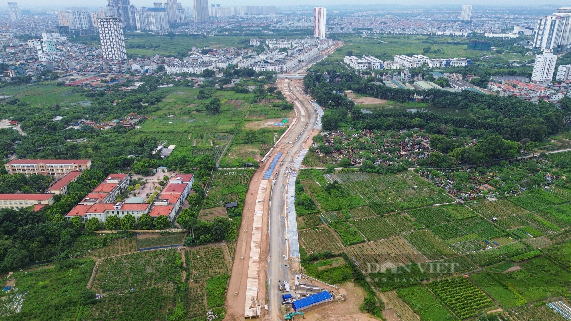 Toàn cảnh tuyến đường Lê Quang Đạo kéo dài nối 2 quận sắp hoàn thành ở Hà Nội- Ảnh 12.