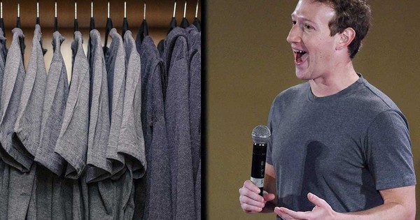 Vì sao giàu như tỷ phú Mark Zuckerberg lại chỉ mặc áo phông xám đi làm?