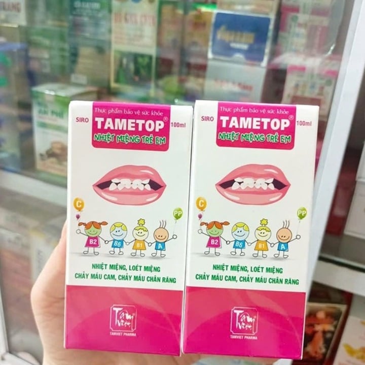Tametop มาในรูปแบบน้ำเชื่อมพิเศษสำหรับเด็ก