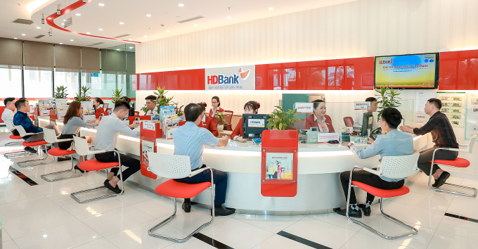 Một chi nhánh giao dịch của HDBank. Ảnh: Minh Nhật