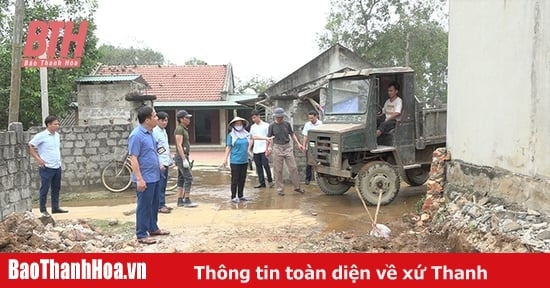 Nhân dân xã Vĩnh Hòa tự nguyện hiến đất mở rộng đường giao thông