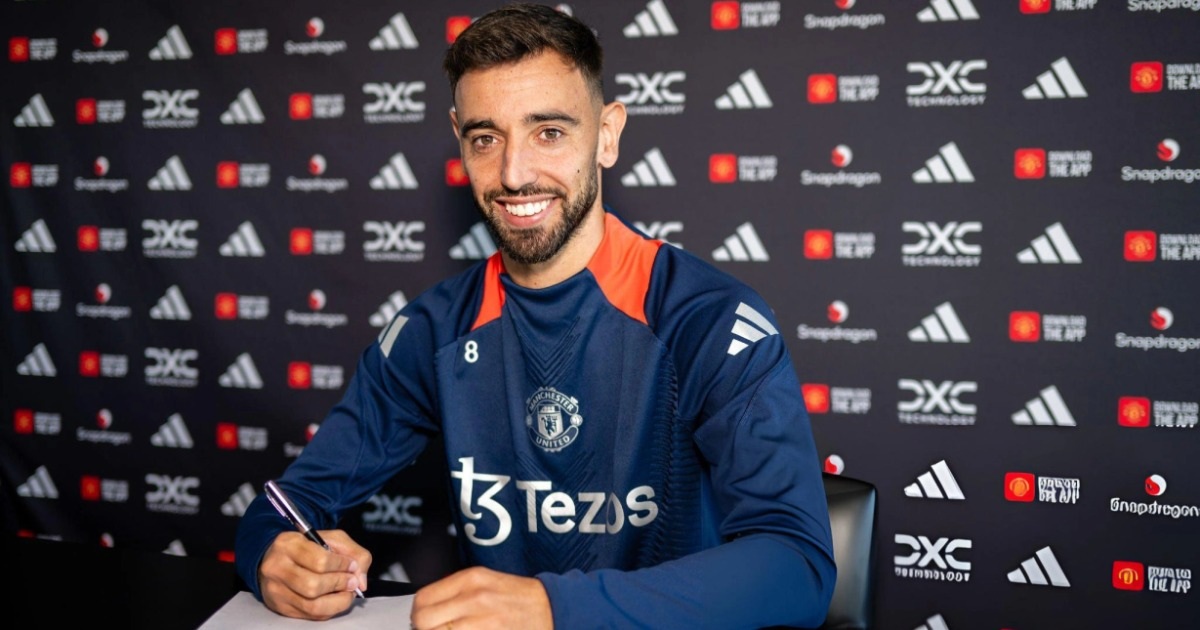 Bruno Fernandes amplía su contrato con el Manchester United