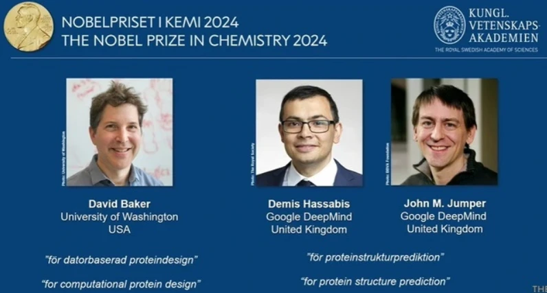 Prix ​​Nobel : trois scientifiques remportent le prix Nobel de chimie 2024