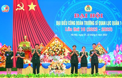 Công đoàn Trường Sĩ quan Lục quân 1 bản lĩnh, đoàn kết, sáng tạo thực hiện thắng lợi nhiệm vụ​