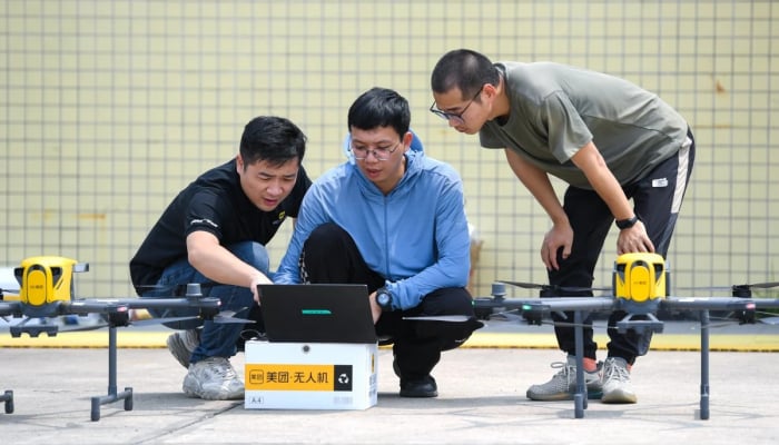 La demanda de operadores de drones se dispara en China