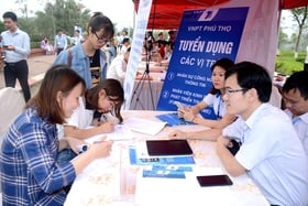 Nearly 1,000 students of Hung Vuong University have job opportunities