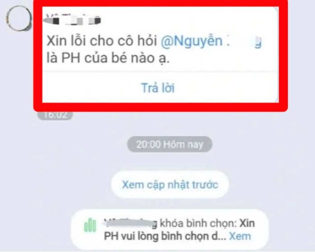 Vụ cô giáo xin ủng hộ tiền mua máy tính: Phụ huynh run sợ sau tin nhắn sốc - 1