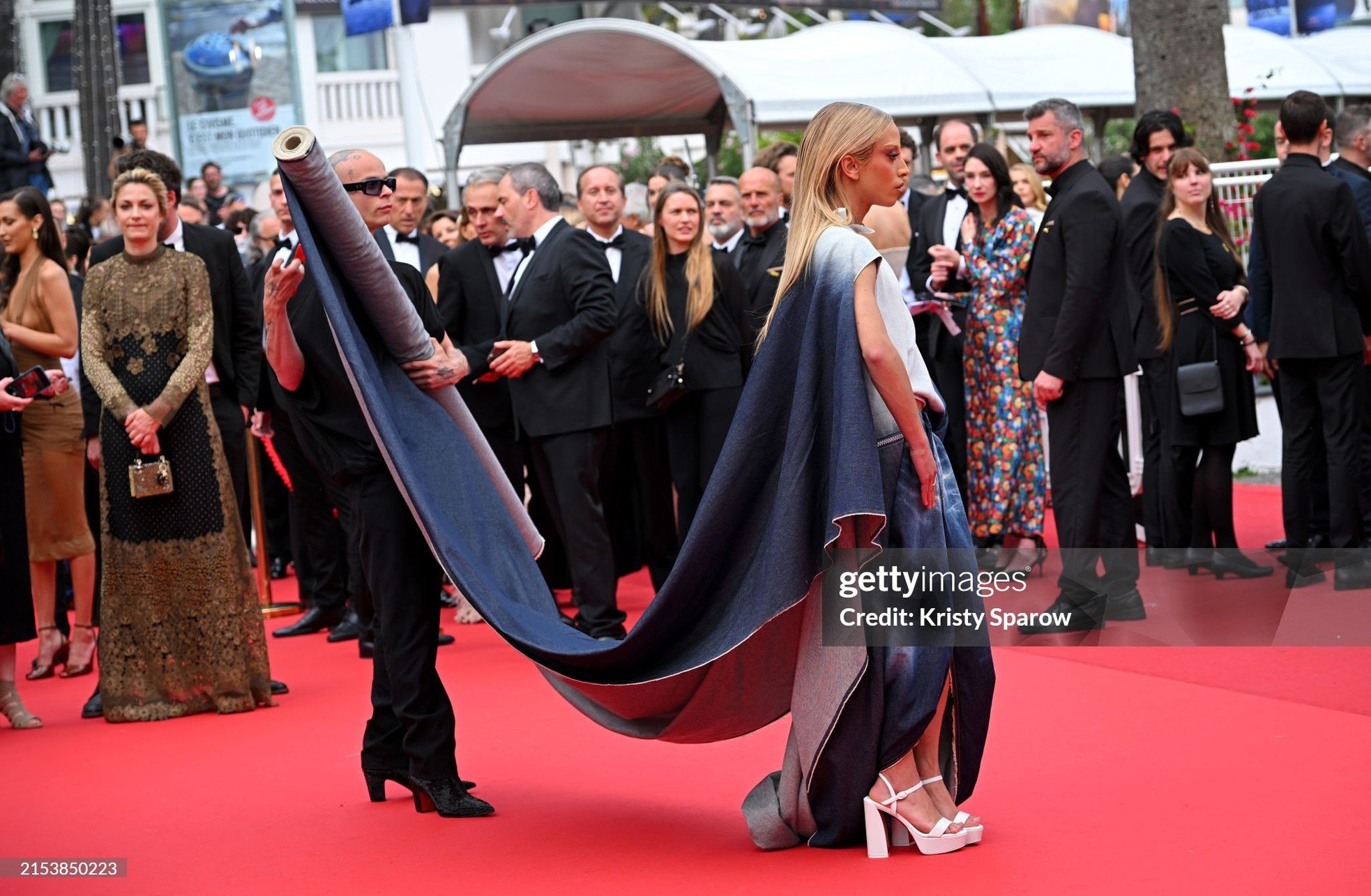 Cannes Day 7: Bella Hadid's see-through dress causes chaos on the red carpet photo 9