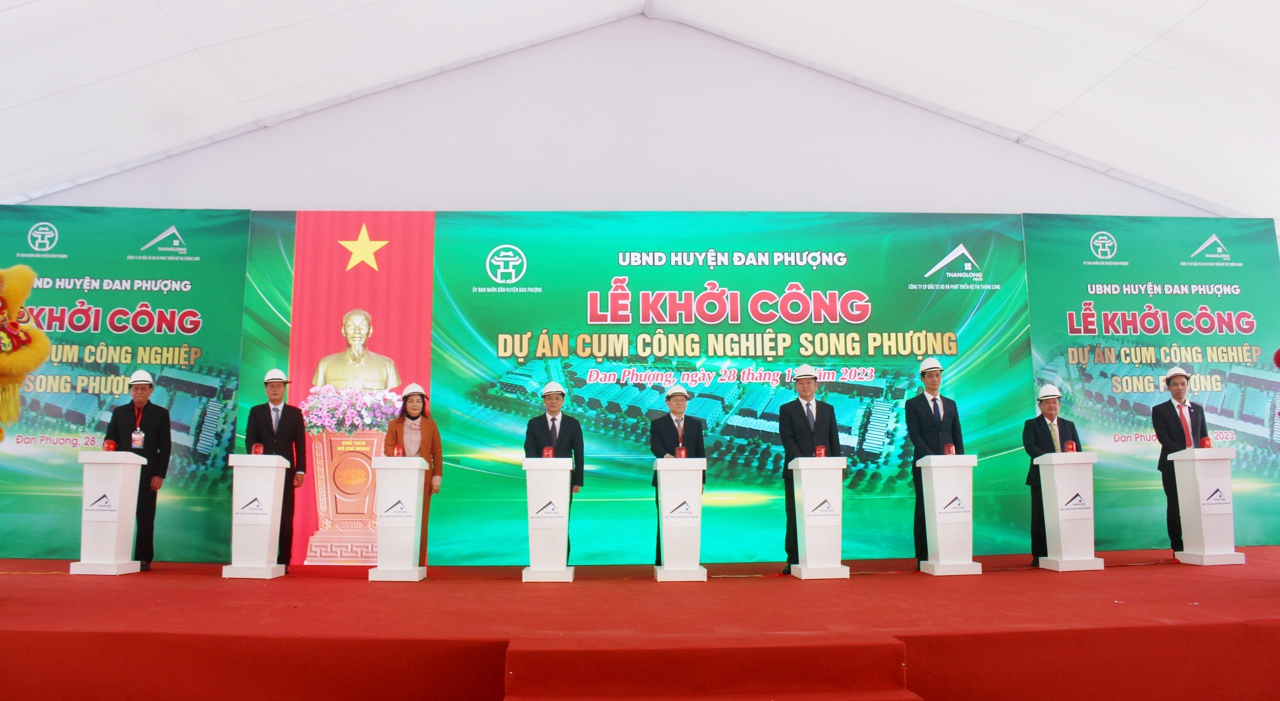 Real Estate - Hanoi: Groundbreaking of Song Phuong Industrial Cluster