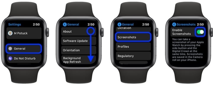 تعليمات حول كيفية التقاط لقطة شاشة لـ Apple Watch بسرعة وبساطة - 3