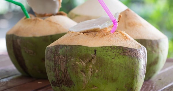 Le moment idéal pour boire de l'eau de coco