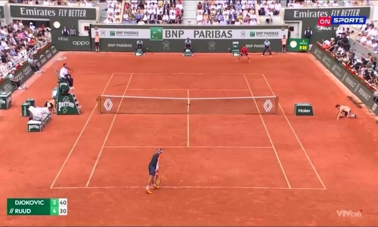 Djokovic 3-0 Ruud