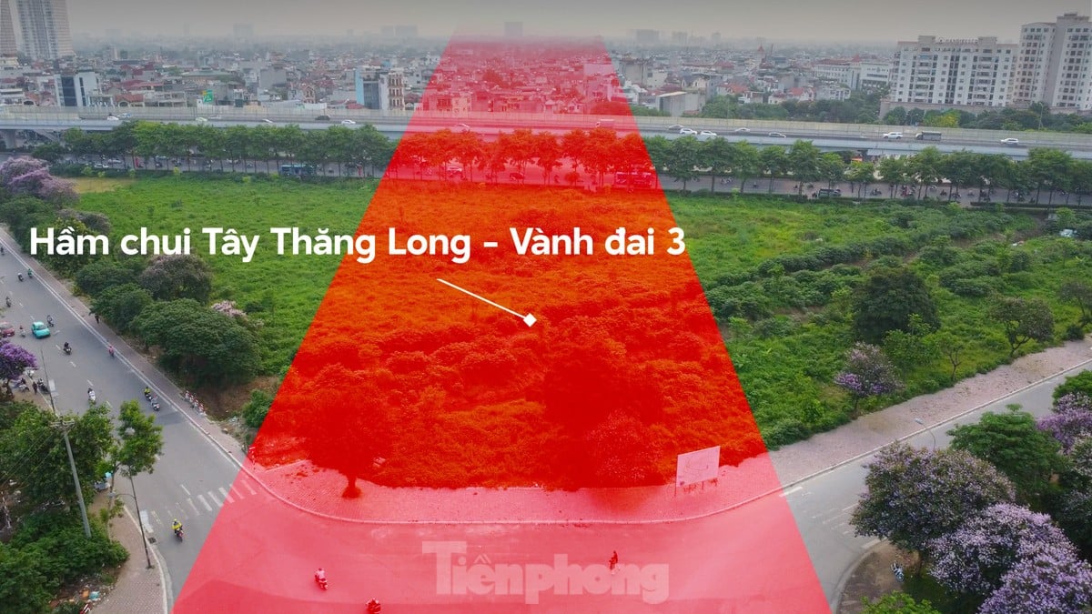 Hanoi schlägt den Bau von drei Unterführungen entlang der Ringstraße 3 vor, mit einer Gesamtinvestition von fast 4.500 Milliarden VND Foto 9