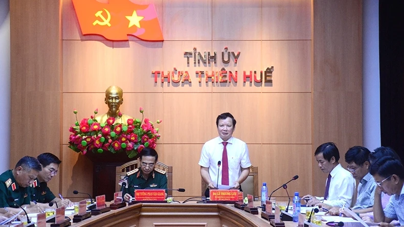 Đại tướng Phan Văn Giang thăm, làm việc tại tỉnh Thừa Thiên Huế ảnh 1