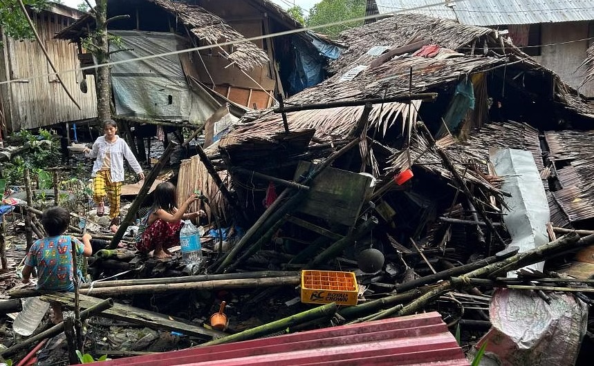 フィリピン、3日間で3回連続の地震に見舞われる（写真1）