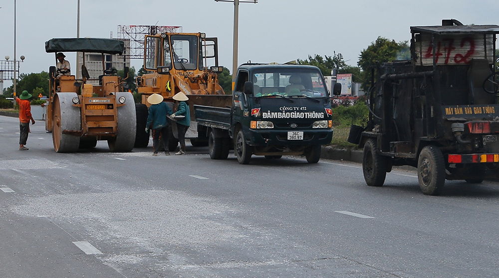 "Patching" the highway surface