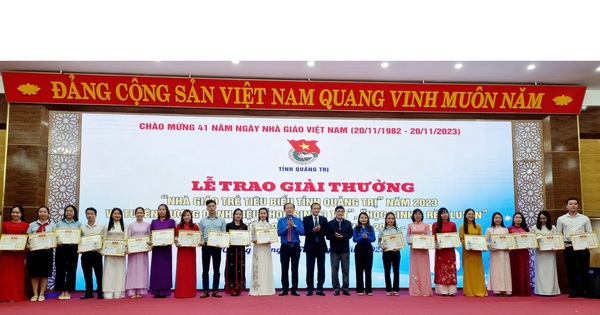 Quảng Trị vinh danh những nhà giáo trẻ tiêu biểu