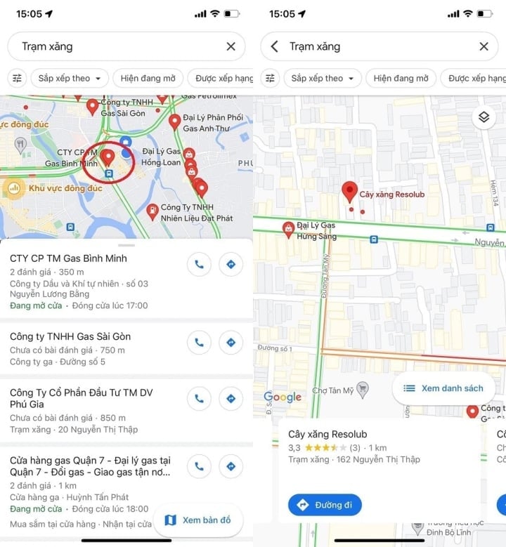 3 cách tìm cây xăng gần nhất bằng Google Maps trên điện thoại tiện lợi nhất - 2