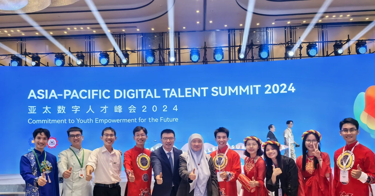 นักเรียนชาวเวียดนามที่โดดเด่น 6 คนเข้าร่วมงาน APAC Digital Talent Summit 2024