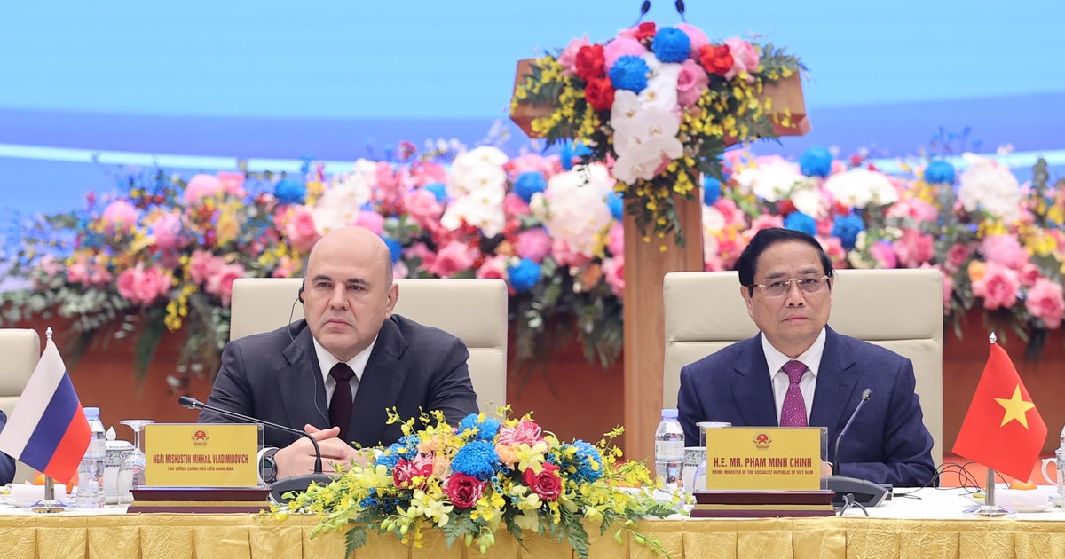 The two Prime Ministers co-chaired the Vietnam High-Level Business Dialogue.