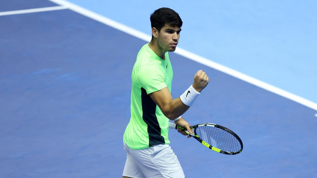 Alcaraz gana su primer partido en las ATP Finals