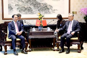 El ministro de Asuntos Exteriores, Bui Thanh Son, se reúne con el ministro de Asuntos Exteriores de China, Wang Yi