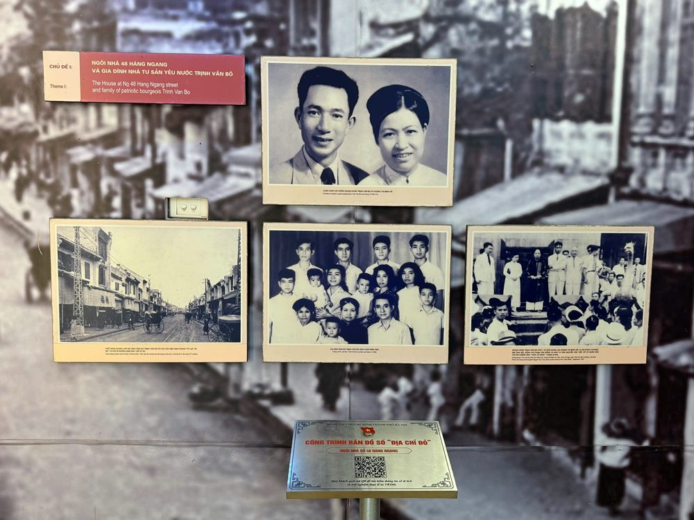 Les propriétaires d'origine de la maison à l'époque, M. Trinh Van Bo et Mme Hoang Thi Minh Ho, ont dédié tout le deuxième étage au président Ho Chi Minh et aux camarades du Parti central pour vivre et travailler du 25 août au 2 septembre 1945.