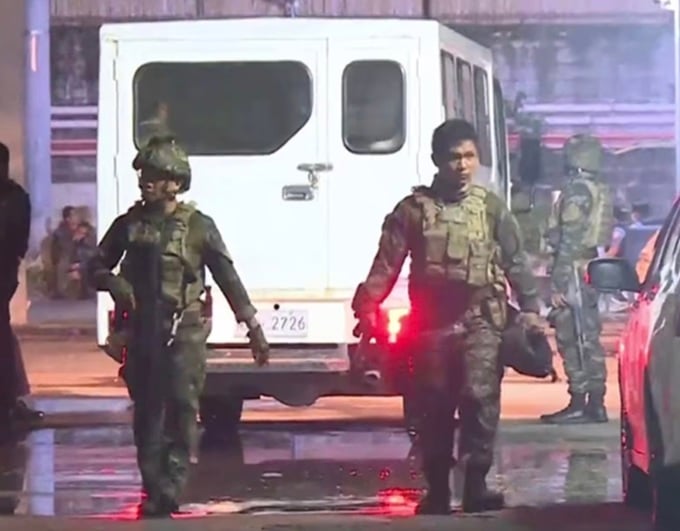 En juin, la police armée des Philippines a démantelé un réseau de traite d'êtres humains qui faisait environ 2 700 victimes à Las Pinas. Photo : ABS-CBN