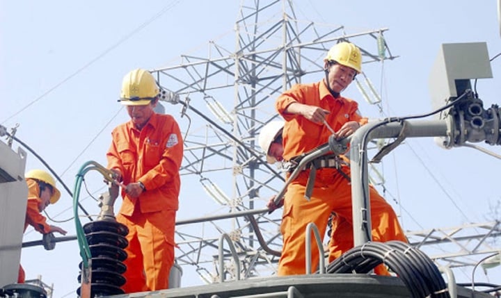 EVN propose officiellement un prix de l'électricité à 2 composantes. (Photo d'illustration : EVN)