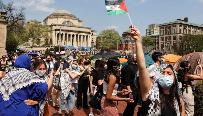 Hiệu trưởng Đại học Columbia từ chức vì cuộc biểu tình phản chiến ở Gaza