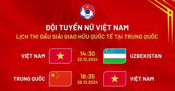 Đội tuyển nữ Việt Nam gặp chủ nhà Trung Quốc, Uzbekistan