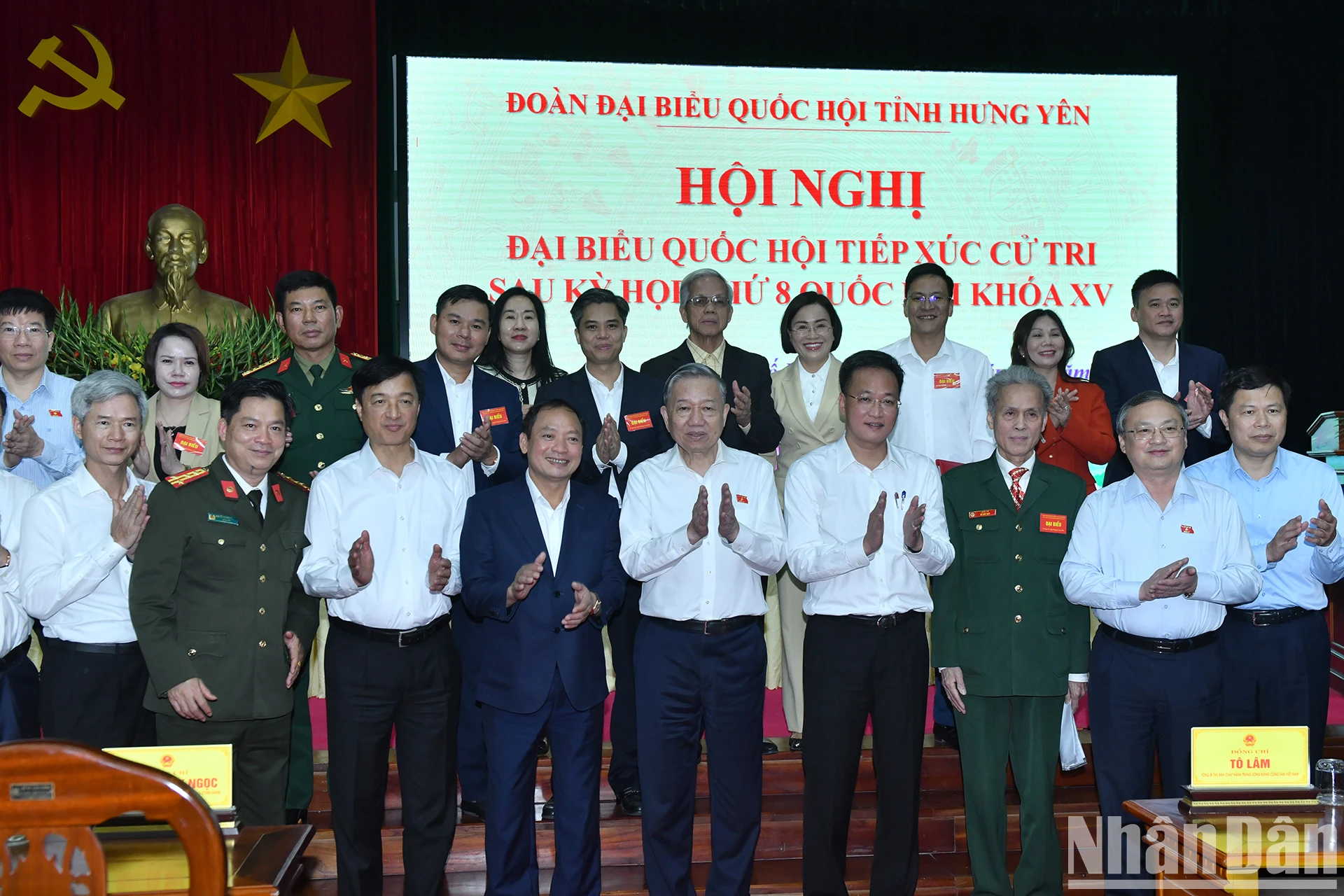 [Photo] General Secretary To Lam meets voters in Hung Yen province photo 11