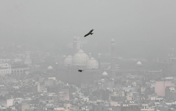 Neu-Delhi, die Hauptstadt Indiens, war am 7. November in dichten Smog gehüllt. Foto: SCMP